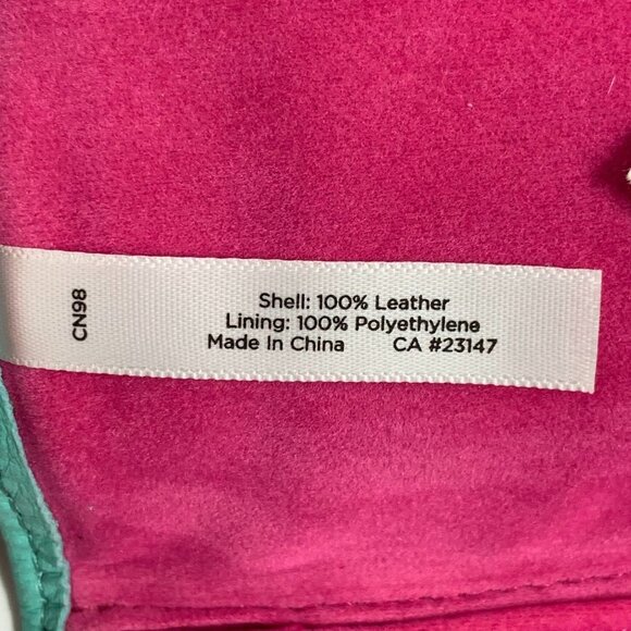 Talbots‎ Women's Leather Wrap Zipper Makeup Jewelry Wrap Wallet NWT - Picture 9 of 12